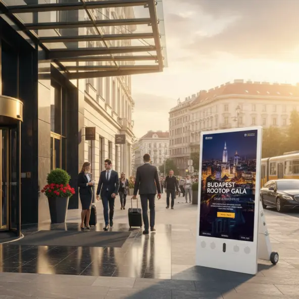 Kültéri digitális megállítótáblák