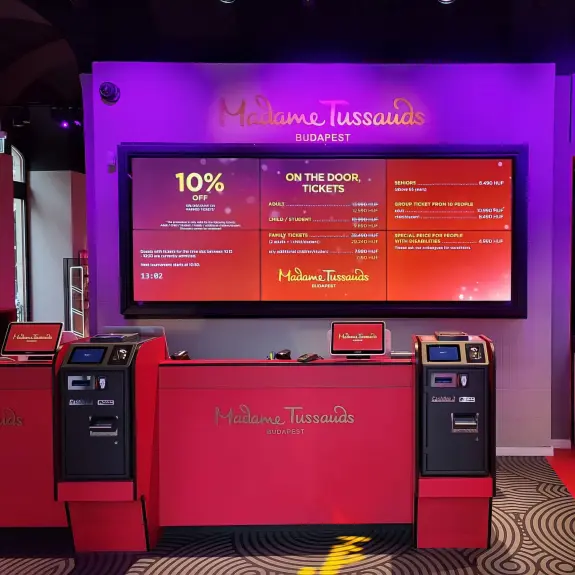 Madame Tussauds Budapest – LED-fal és LED-padló kivitelezés