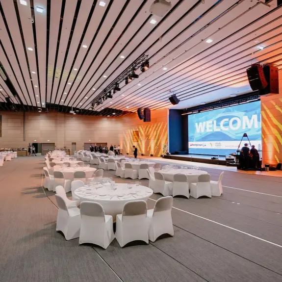 HUNGEXPO REBORN: Csúcskategóriás AV, DANTE hálózat és 125 DS-kijelző a 21. századi élményért